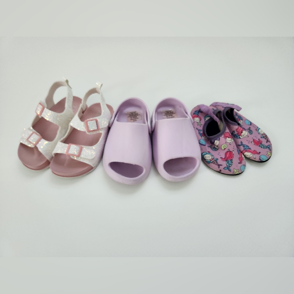 Toddler Girl Shoe Bundle Lot Size 9 - 3‎ Pairs